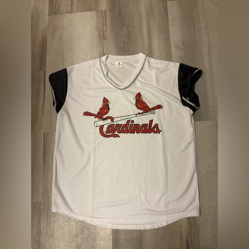 Cardinals White and Black Dress Shirt - Picture 2 of 7